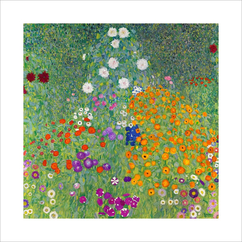 Lamina Fine Art El Jardin Del Agricultor Klimt 70x70 Cm