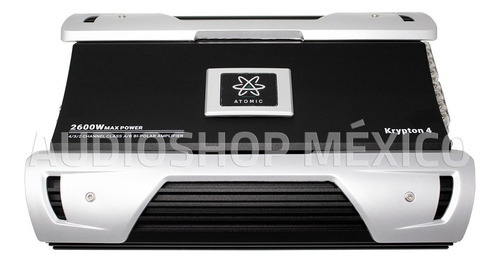 Amplificador 4 Canales Atomic Audio Krypton4 2600w Clase Ab