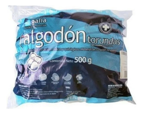 Torundas De Algodón 500 G Galia