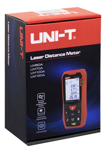 Medidor Digital De Distancia Con Laser Lm100a Uni-t Mihaba
