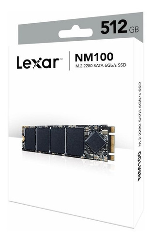 Imagen 2 de 5 de Disco Rigido Interno Ssd M.2 Sata 3 512gb Lexar 550mb/s