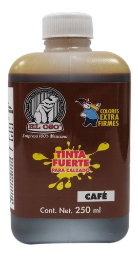 Tinta Para Zapatos Calzado El Oso Colores 250ml