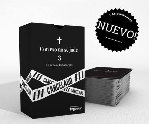 Con Eso No Se Jode 1, 2 Y 3 Edicion Ataud Juego Cartas