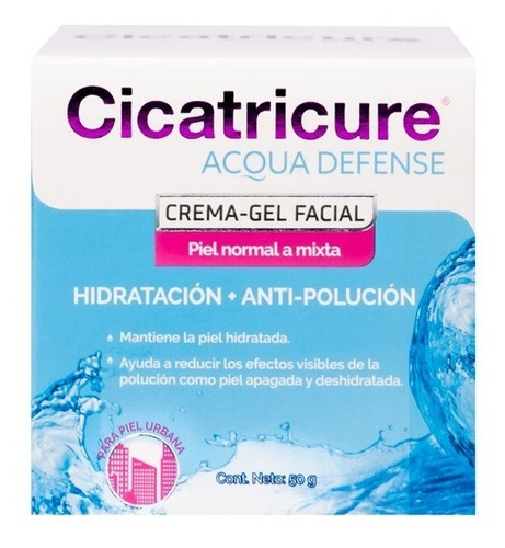 Cicatricure Acqua Defense Crema Gel Facial Anti Polucion