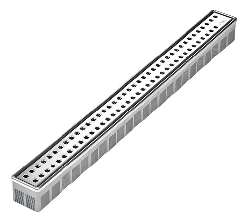 Colector Desagüe Lineal 650 + Rejilla Inox Cuadrado Awaduct