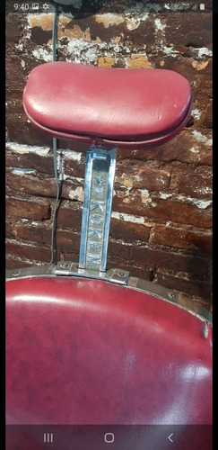 Imagen 5 de 6 de Sillón De Barbero Antiguo Marca Koken Hidráulico