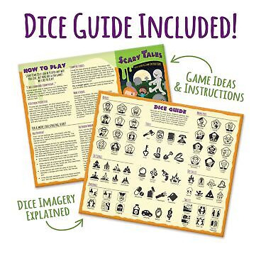 Story Time Dice: Scary Tales - Glows In The Dark! By Ima Ssb