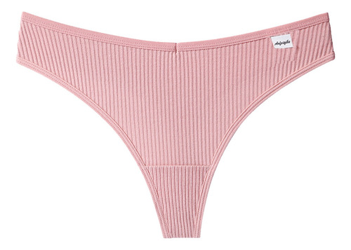 Tanga De Algodón Con Tanga Para Mujer, 3 Unidades, Bragas Co
