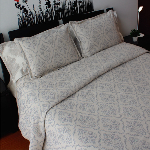 Imagen 1 de 4 de Sobrecama King Española Reversible Blue - Karytex