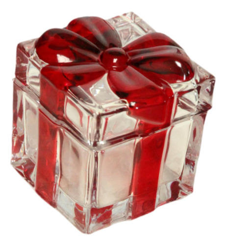 Tarro De Cristal Para Almacenar, Tarro Para Caramelos Rojo