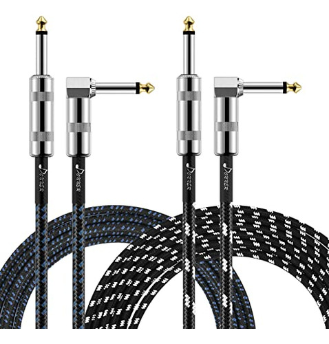 Cable Guitarra Donner 10 Ft 2 Pack, Audio Amplificador,