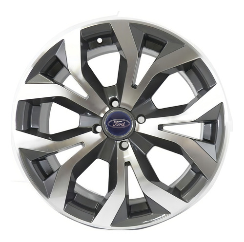 Rodas Audi Rs6 R35 Aro 15 (4x100) (jogo) +bicos Cor Grafite Diamantado