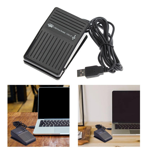 Interruptor De Pedal Único Usb Hid Invólucro De Plástico