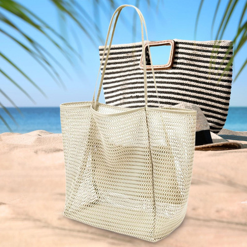 Bolso De Hombro Para Mujer, Bolso De Malla, Bolsos De Playa,