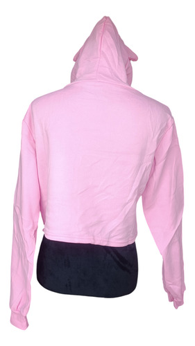 Sudadera Crop Talla M Color Rosa