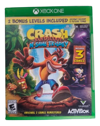 Crash Bandicoot: N. Sane Trilogy Xbox One Formato Físico