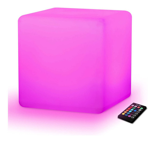 Cubo De Luz Led Recargable Y Impermeable, Para Interiores Y