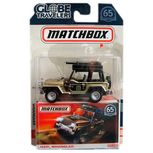 Auto 4x4 Jeep Wrangler Matchbox - Ruedas De Goma (hotwheels)