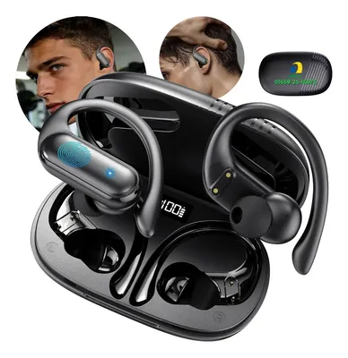 Fone de Ouvido JSKJ A520 TWS Esportivo Com Bluetooth e Microfone IPX5 Para Corrida