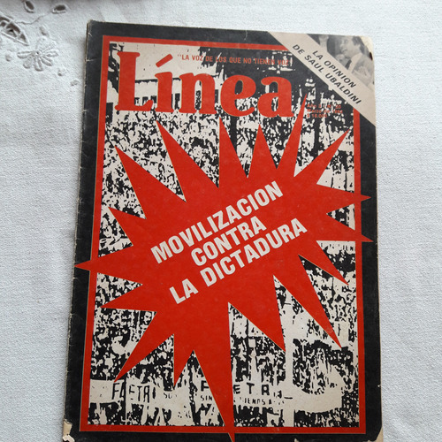 Revista Linea N° 20 Marzo De 1982 Movilizacion Contra Dictad