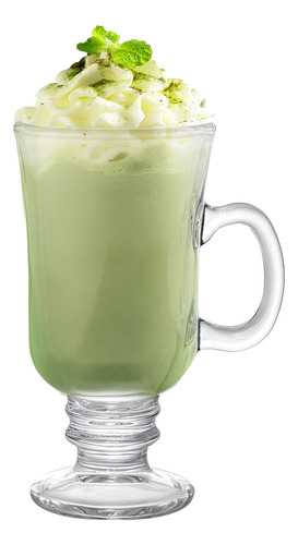 Jarro Jarrito De Vidrio 250ml Mug Capuchino Café X6 Unidades Cristal