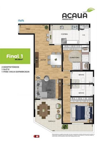 Imagem 1 de 9 de Apartamento - Venda - Campo Da Aviação - Praia Grande - Ter55