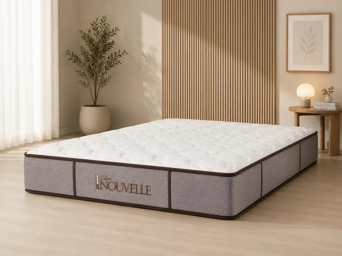 Colchon 2 Plazas La Cardeuse Nouvelle 140x190 Resortes Gris