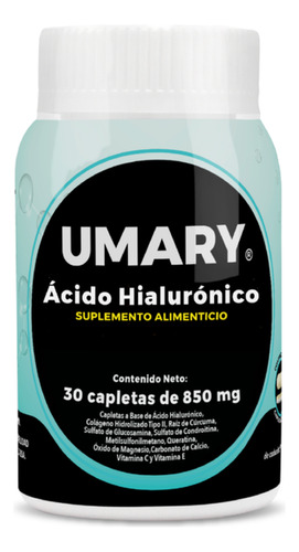 Umary Ácido Hialurónico Con 30 Tabletas.