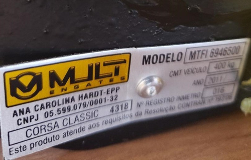 Imagem 4 de 4 de Engate Corsa Classic 2011/2017 - Mult - 4318