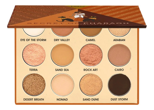 Pressed Pigment Palette Ebin Secret Of Pharaoh Sandstorm 