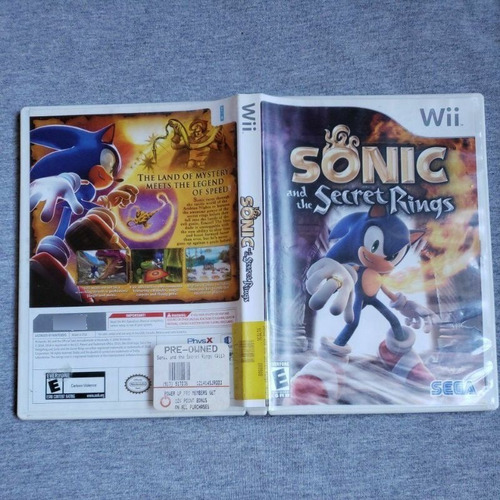 Sonic And The Secret Rings - Nintendo Wii (Usado)