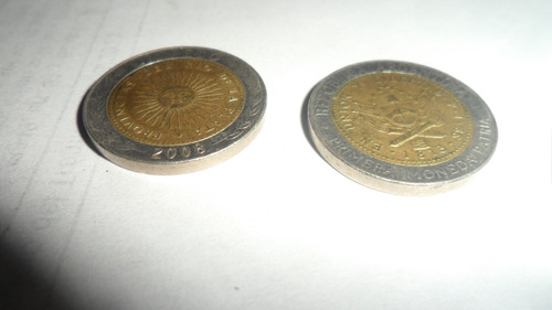 Moneda Argentina 1 Peso 2008 (Usado)