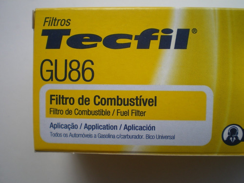 Filtro Combustível Opala 84 85 86 87 88 89 90 91 92 Tecfil