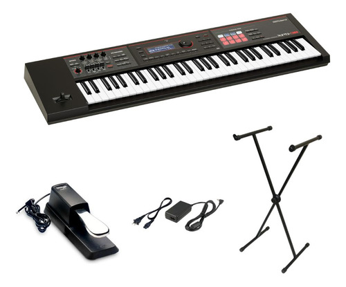 Kit Teclado Sintetizador Roland Xps-30bk +stand +pedal
