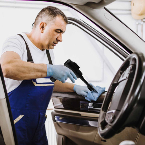 Mini Portátil De Gran Succión Y Carga Inalámbrica Para Coche