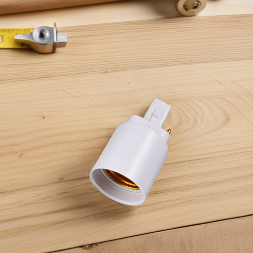 Convertidor De Enchufe De Luz De 2 Piezas A Adaptador E27 De