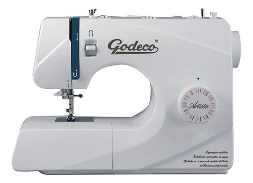 Máquina De Coser Godeco Artista Blanca 220v Color Blanco