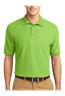 Camisetas Tipo Polo En Color Para Hombre Y Dama 220 Gramos