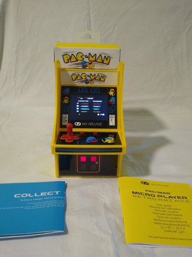 Mini Pac-man Arcade Machine Original 15 Cm Impecable (Usado)