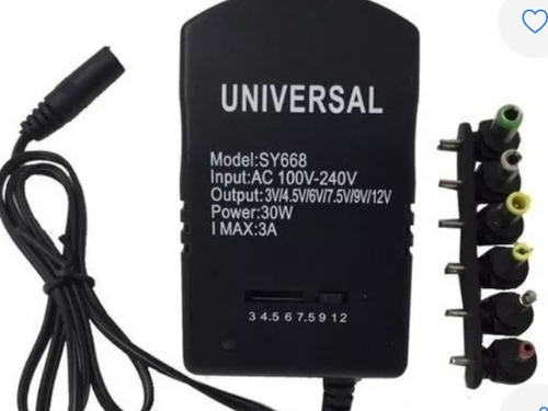 Transformador De Voltaje Cargador Universal 3v A 12v 