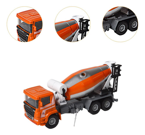 1:60 Vehículo De Construcción Transportador Naranja