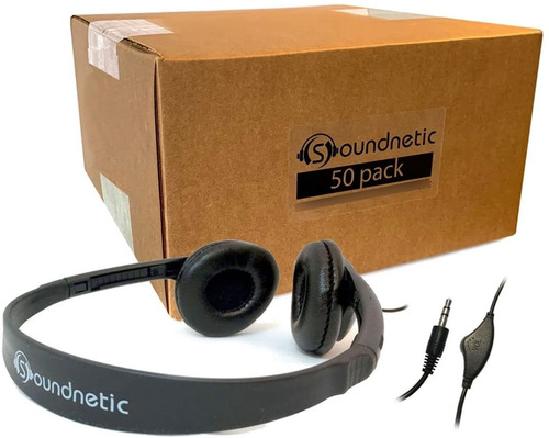 Soundnetic Sn-ccv Auriculares Estéreo Económicos Para Aula,