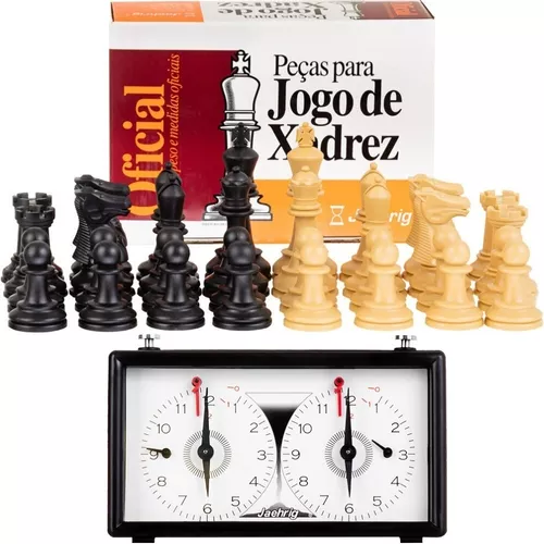 Relógio de xadrez analógico profissional, conjunto de relógio para