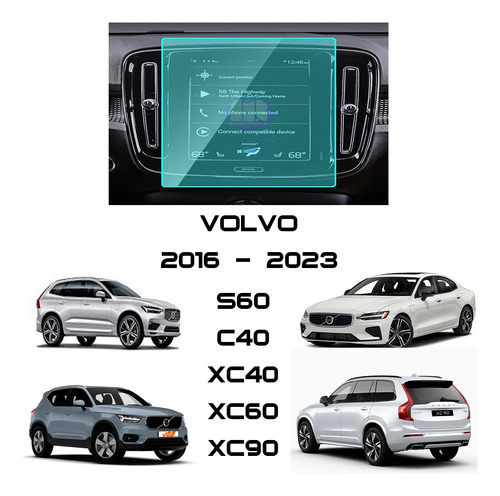 Protector Pantalla Volvo S60 C40 Xc40 Xc60 Xc90 Hidrogel