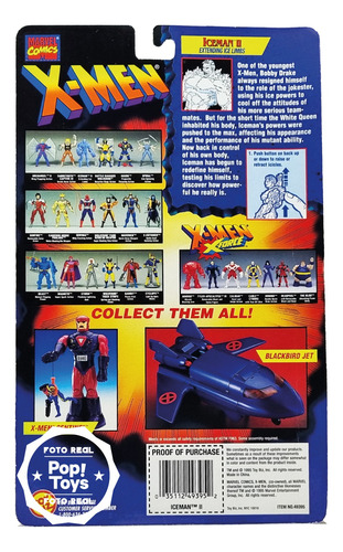 Toy Biz - 1995 - Invasion Series - X-men - Iceman Ii