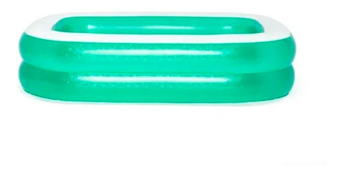 Pileta inflable rectangular Bestway 54005 de 201cm x 150cm x 51cm 450L celeste caja