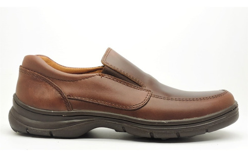 Zapatos Livianos Hombre  Elastico Cuero Vacuno Febo 5303