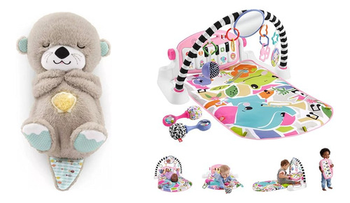 Fisher-price Set De Regalo Para Bebé Con Máquina De Sonido D