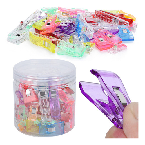 Pinzas De Plástico De Colores Para Dobladillos, Tela, Costur