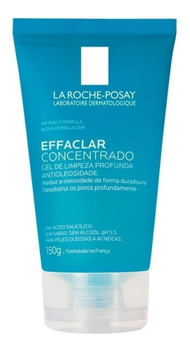 Gel Concentrado La Roche-Posay Effaclar dia/noite  para pele oleosa de 150g